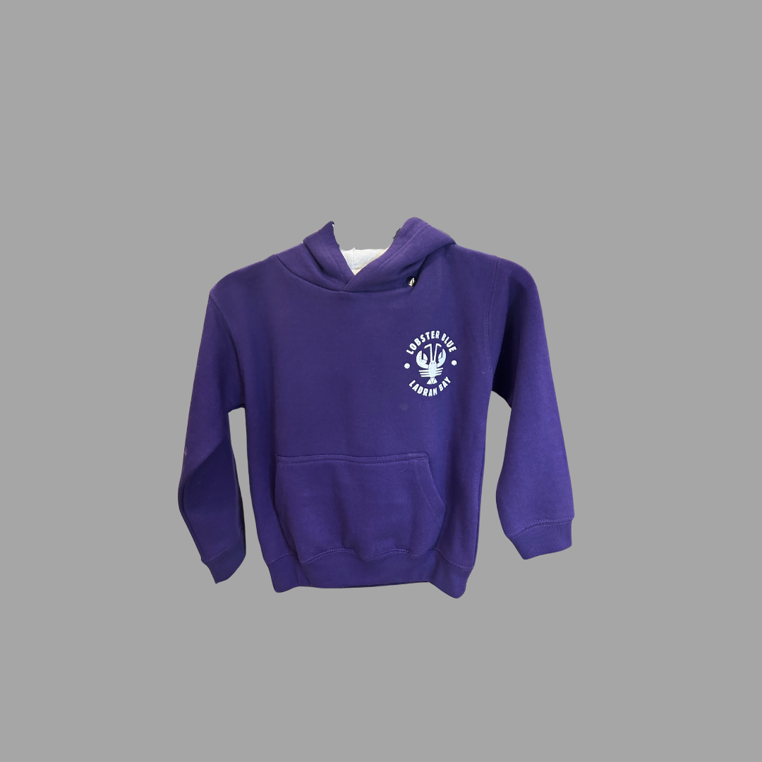 Lobster Blue Kids Hoodie