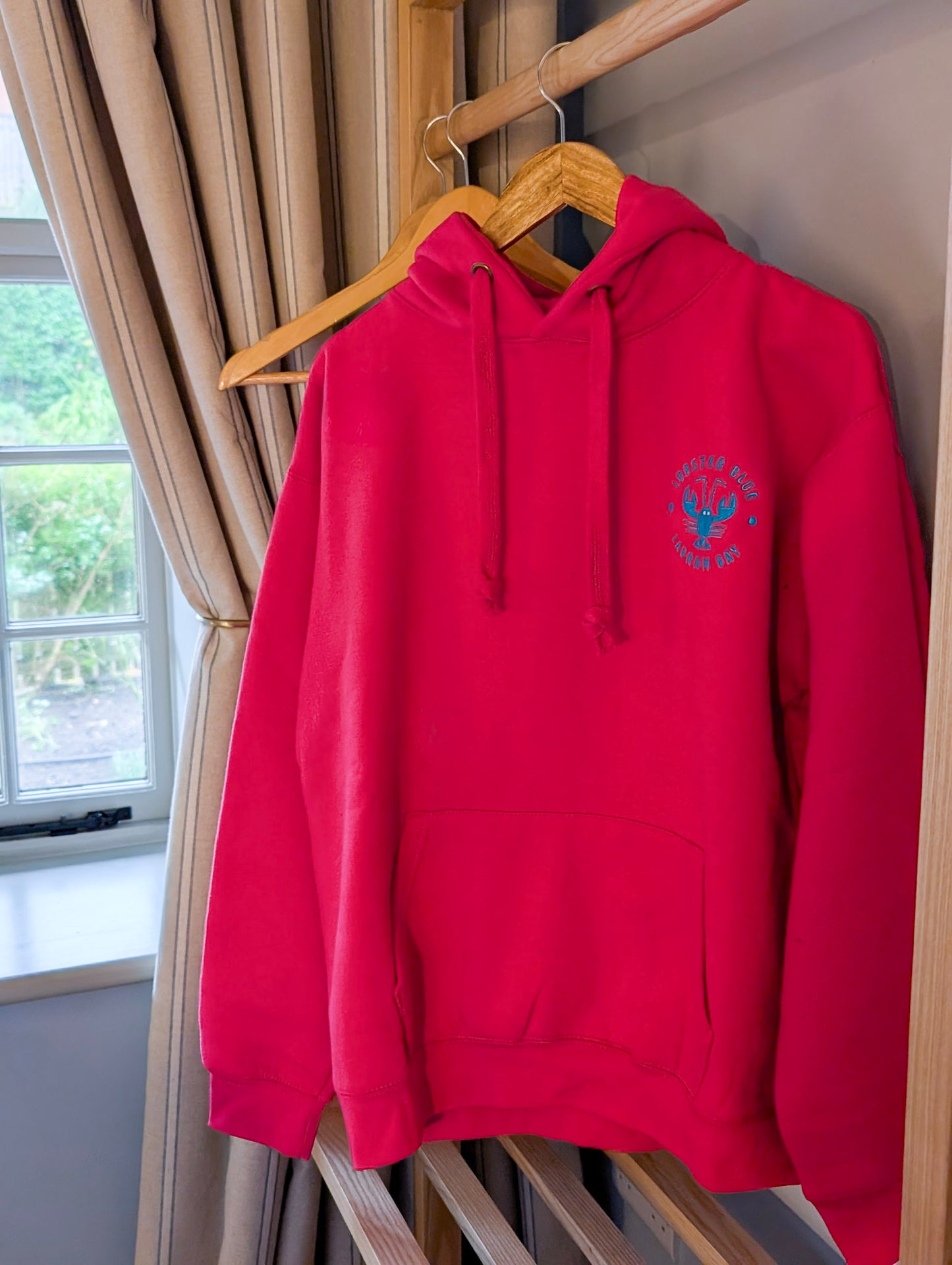 Lobster Blue Adults Hoodie
