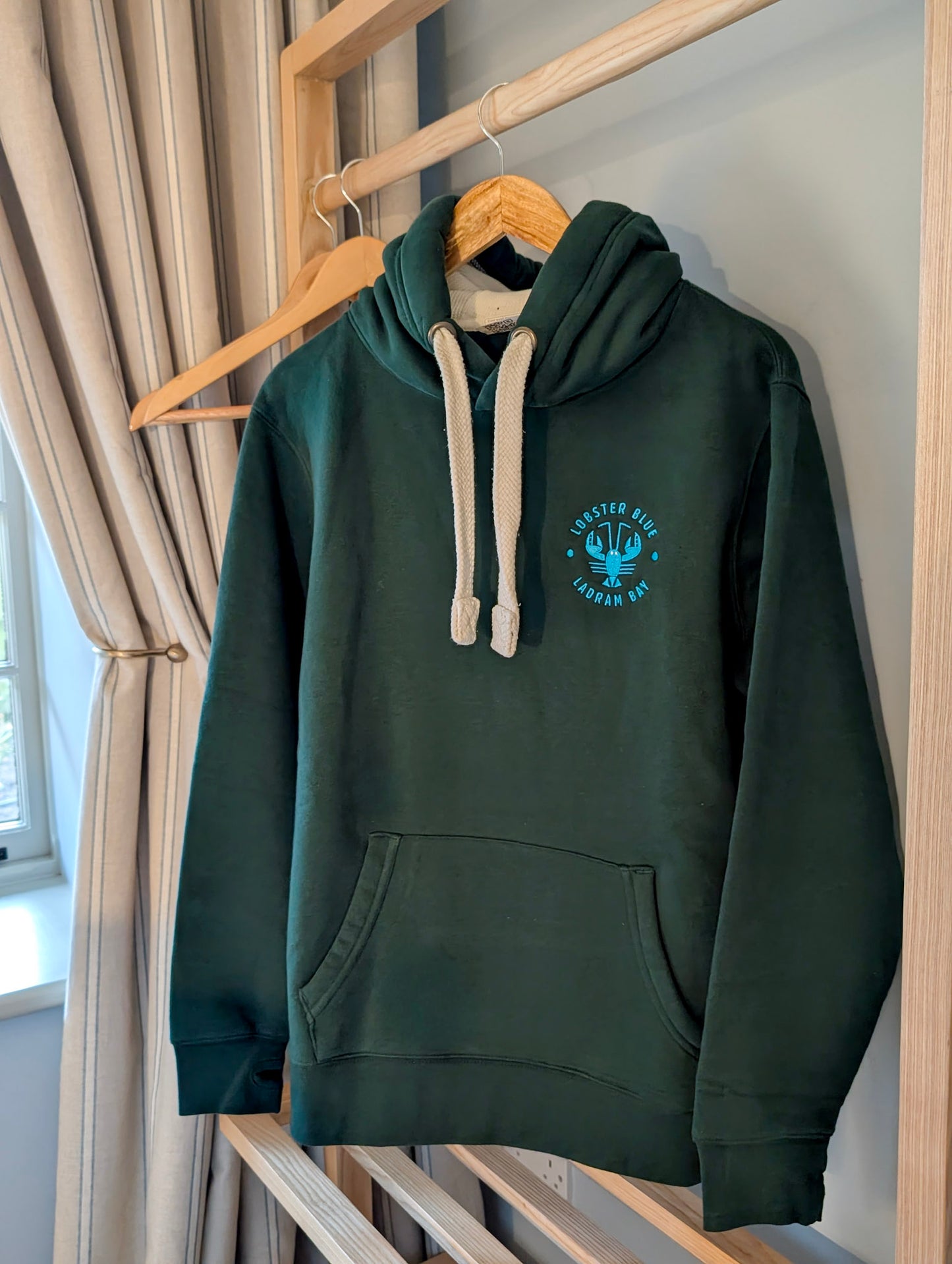 Lobster Blue Adults Hoodie